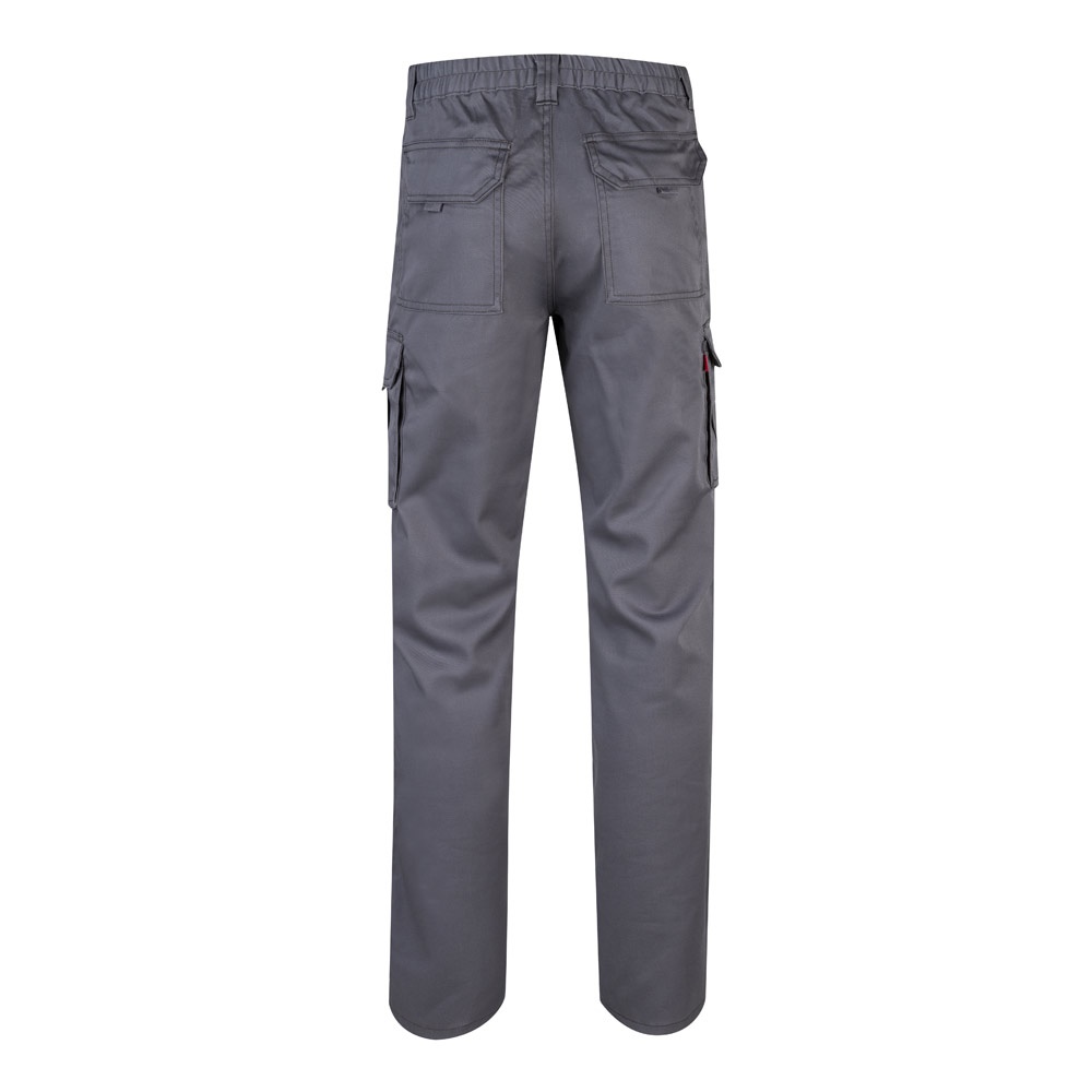 VL PAN. Pantalón elástico multibolsillos (290g/m²), en algodón (46%), EME (38%) y poliéster (16%)