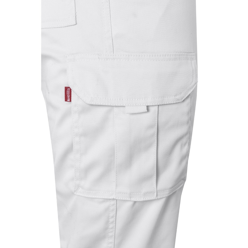 VL PAN. Pantalón elástico multibolsillos (290g/m²), en algodón (46%), EME (38%) y poliéster (16%)