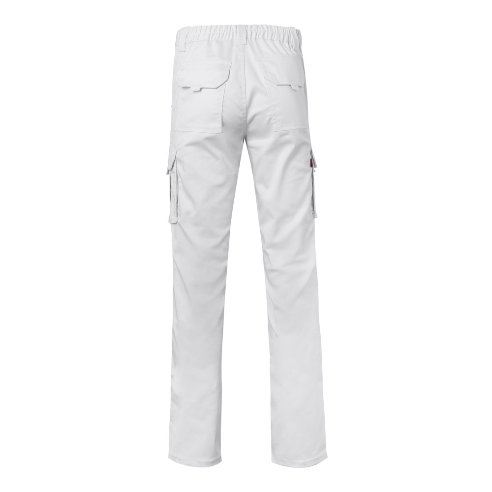 VL PAN. Pantalón elástico multibolsillos (290g/m²), en algodón (46%), EME (38%) y poliéster (16%)
