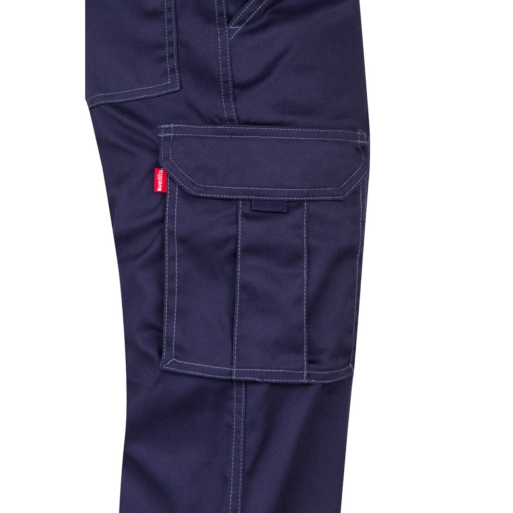 VL PAN. Pantalón elástico multibolsillos (290g/m²), en algodón (46%), EME (38%) y poliéster (16%)