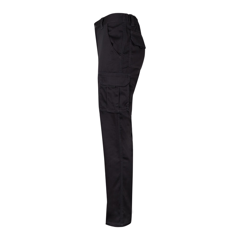 VL PAN. Pantalón elástico multibolsillos (290g/m²), en algodón (46%), EME (38%) y poliéster (16%)