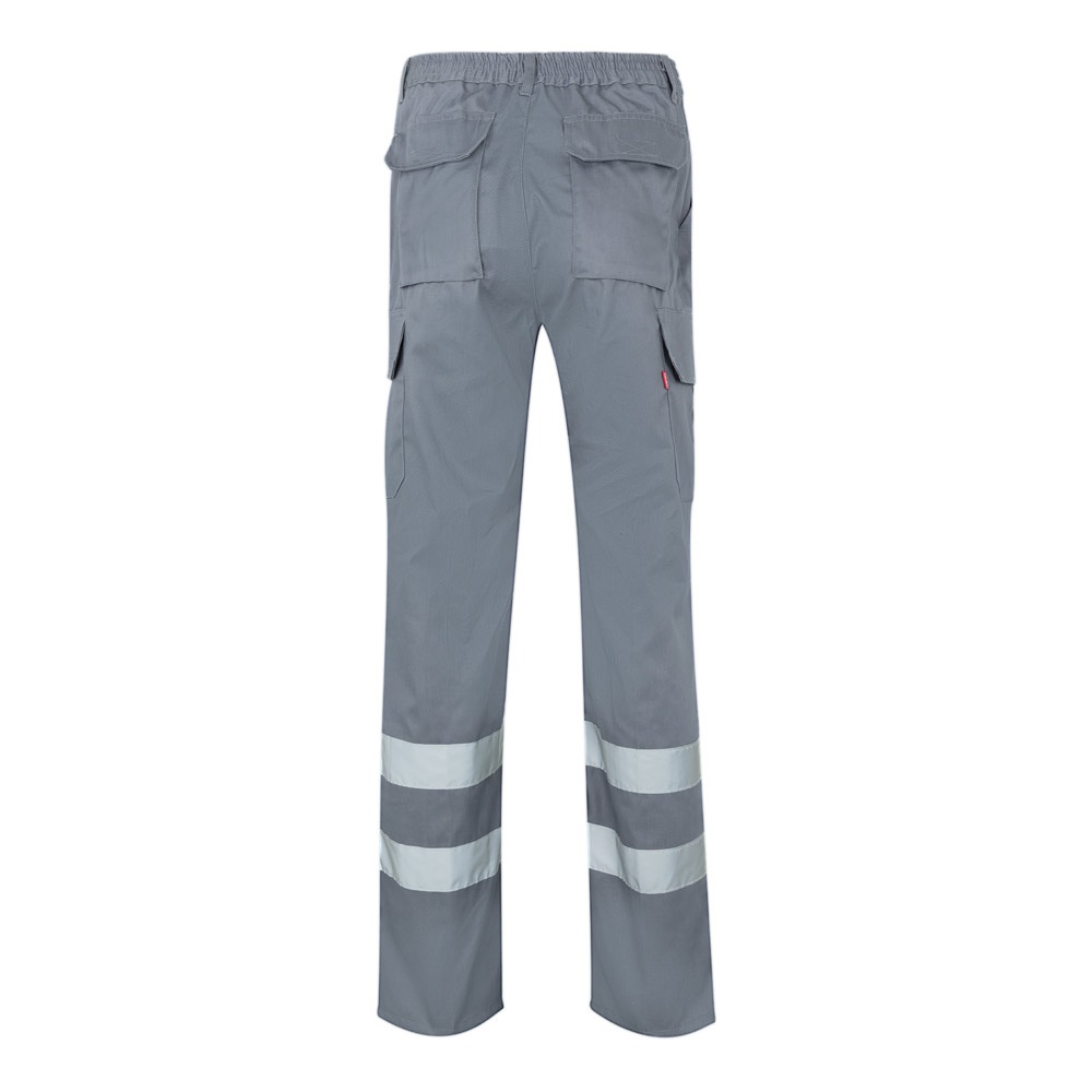 VL ASCLEPIUS. Pantalón multibolsillos de sarga (200g/m²), en algodón (35%) y poliéster (65%)