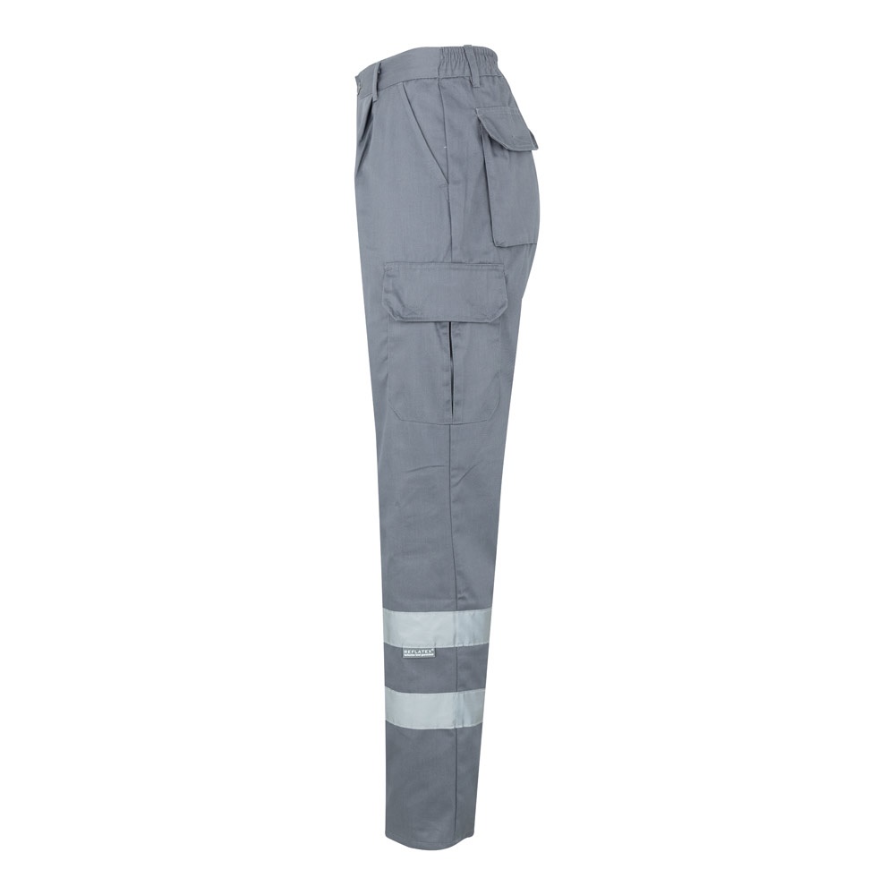 VL ASCLEPIUS. Pantalón multibolsillos de sarga (200g/m²), en algodón (35%) y poliéster (65%)