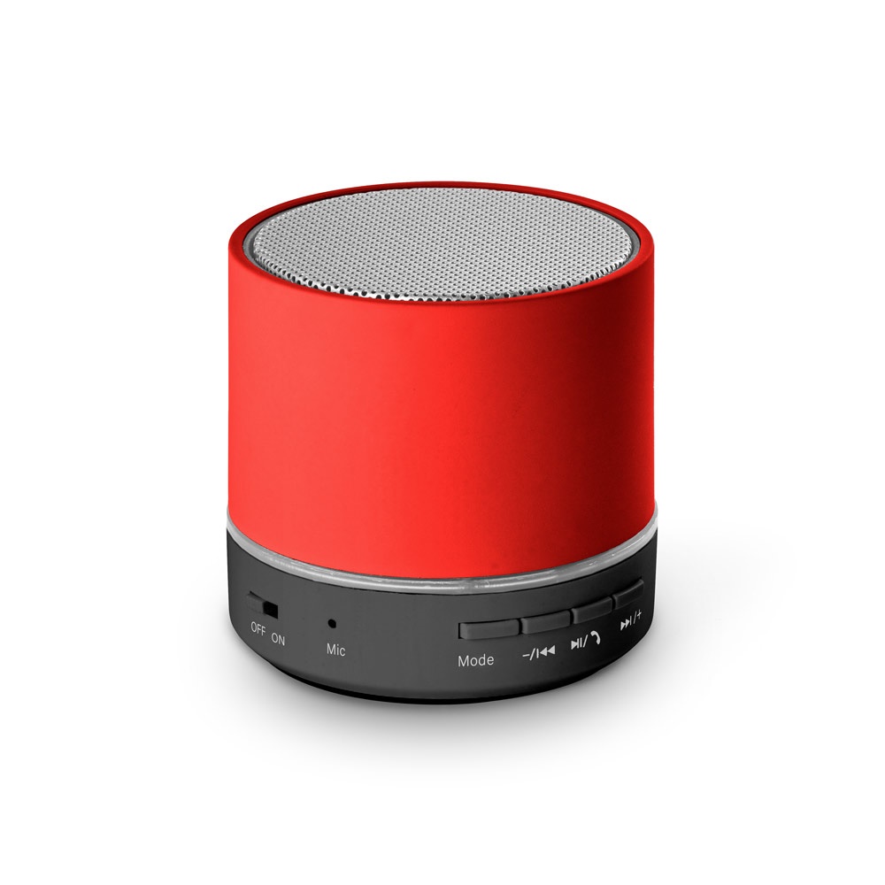 RE-PEREY. Altavoz portátil de 3 W con 4 h 30 min de autonomía en ABS reciclado (100% rABS)