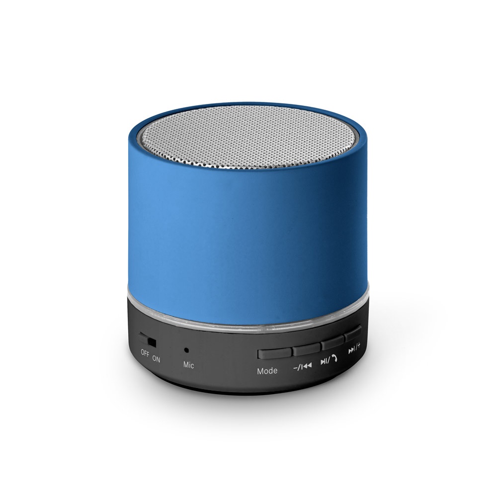RE-PEREY. Altavoz portátil de 3 W con 4 h 30 min de autonomía en ABS reciclado (100% rABS)