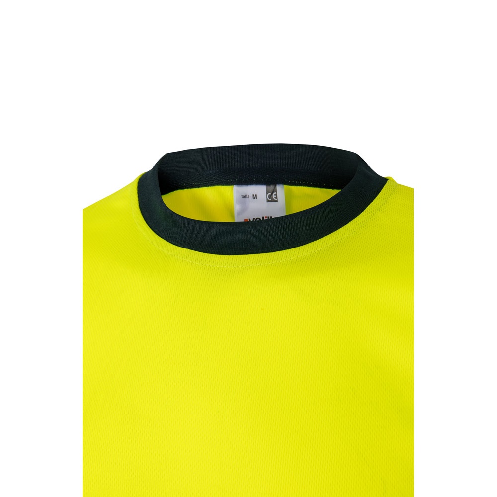 VL BRAHMA LARGE. Camiseta técnica bicolor ojo de pájaro (140g/m²), en poliéster (100%)