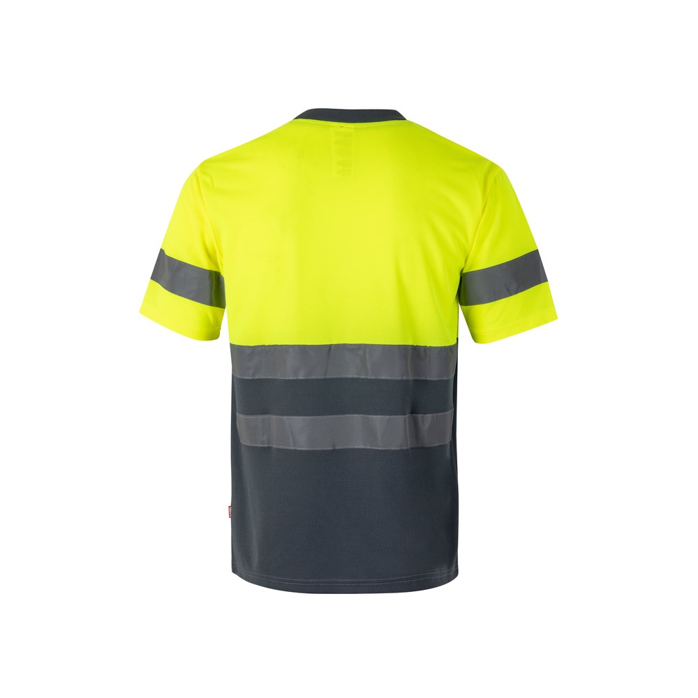 VL BRAHMA LARGE. Camiseta técnica bicolor ojo de pájaro (140g/m²), en poliéster (100%)