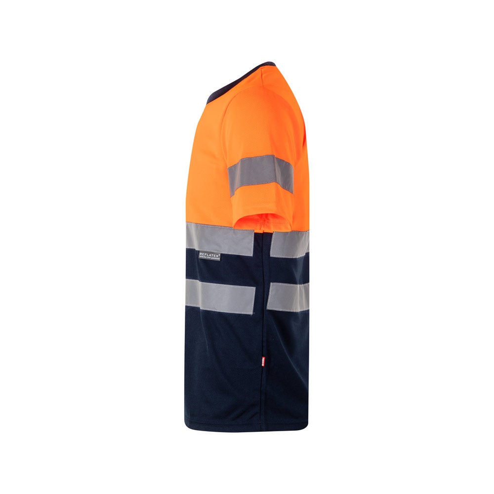 VL BRAHMA LARGE. Camiseta técnica bicolor ojo de pájaro (140g/m²), en poliéster (100%)