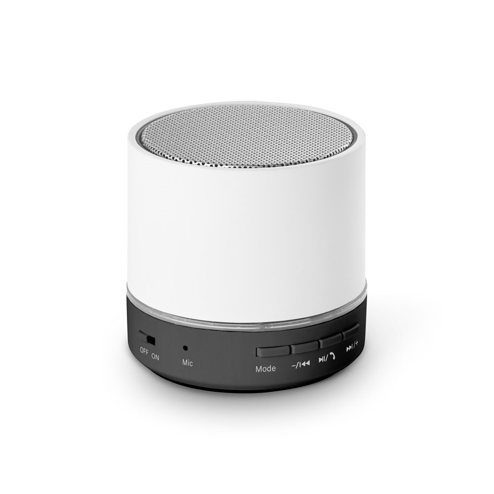 RE-PEREY. Altavoz portátil de 3 W con 4 h 30 min de autonomía en ABS reciclado (100% rABS)