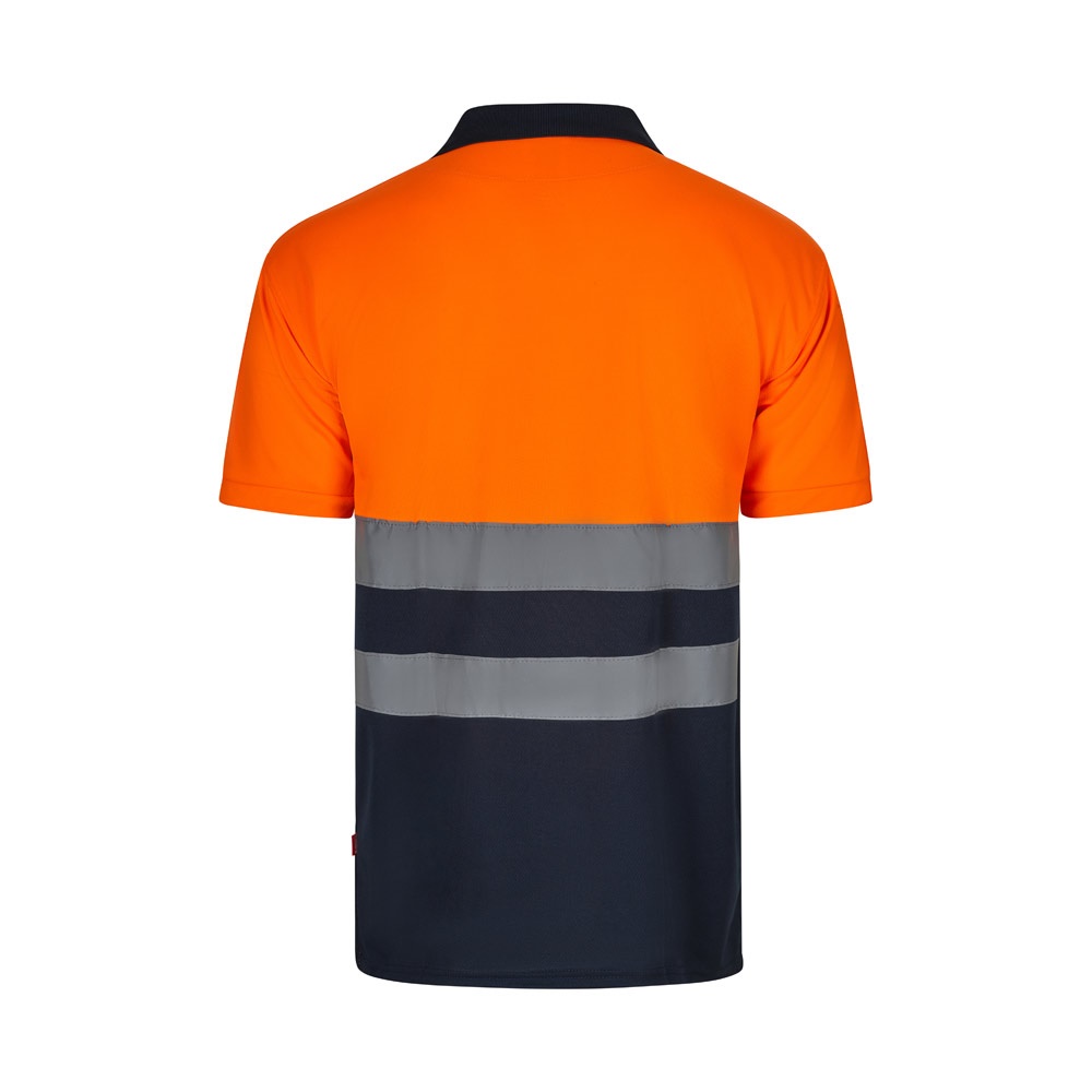VL FORTUNA. Polo bird-eye (140g/m²) con manga corta, en poliéster (100%)