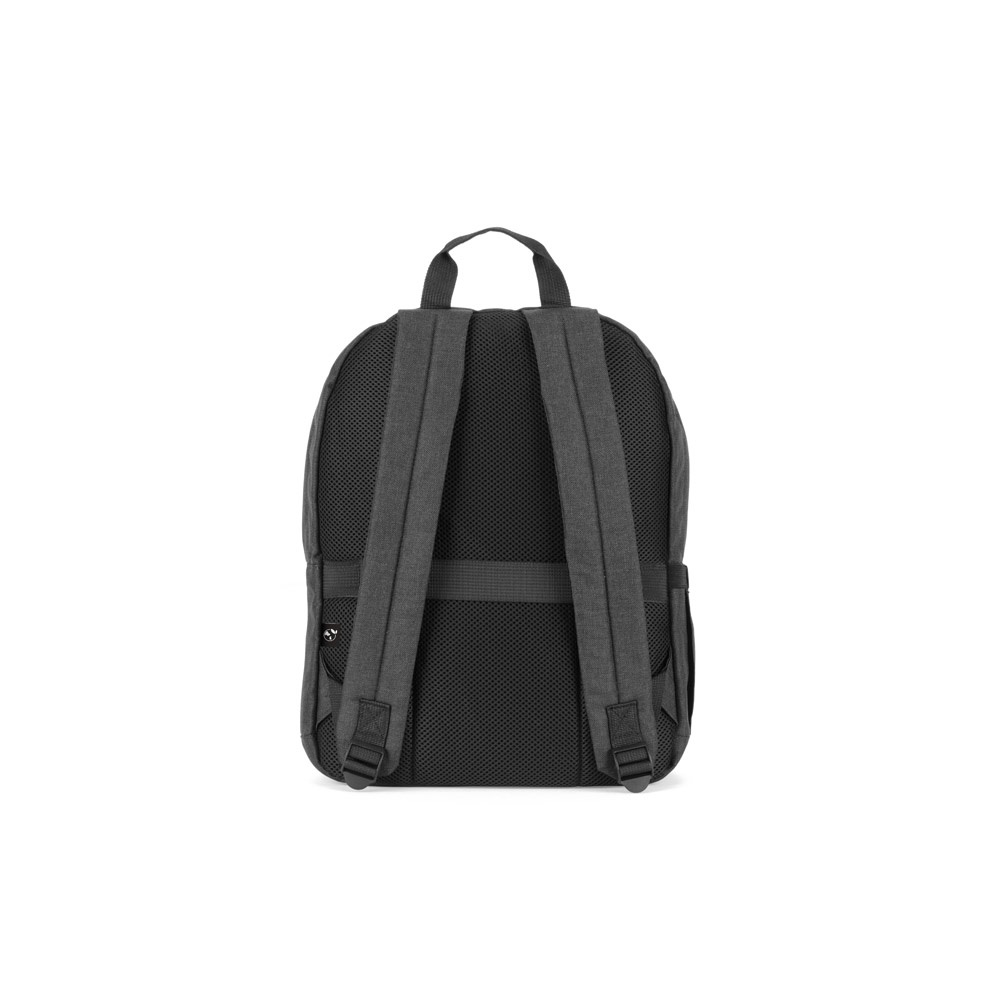 GIJON. Mochila para portátil de poliéster reciclado de alta densidad 600D y forro de poliéster reciclado 210D
