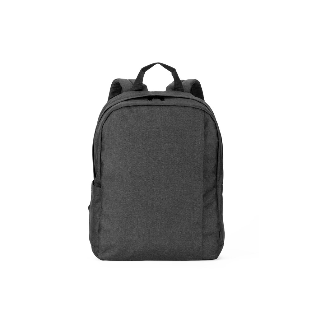 GIJON. Mochila para portátil de poliéster reciclado de alta densidad 600D y forro de poliéster reciclado 210D
