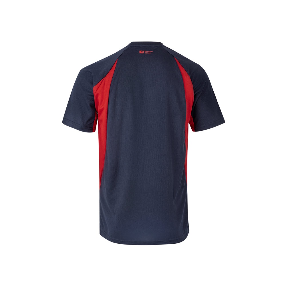 VL SLAYER. Camiseta técnica ojo de pájaro bicolor (160g/m²), en poliéster (100%)