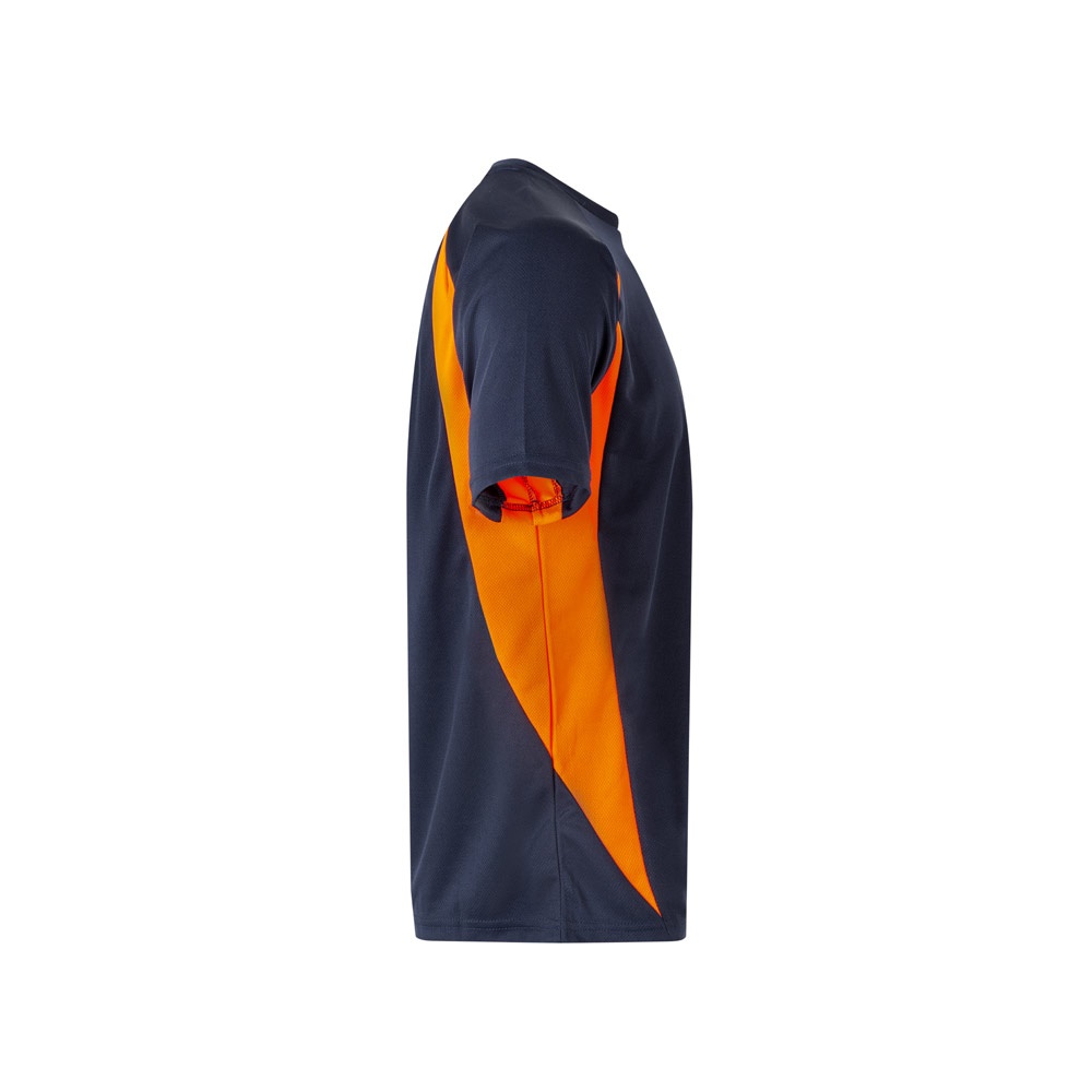 VL SLAYER. Camiseta técnica ojo de pájaro bicolor (160g/m²), en poliéster (100%)