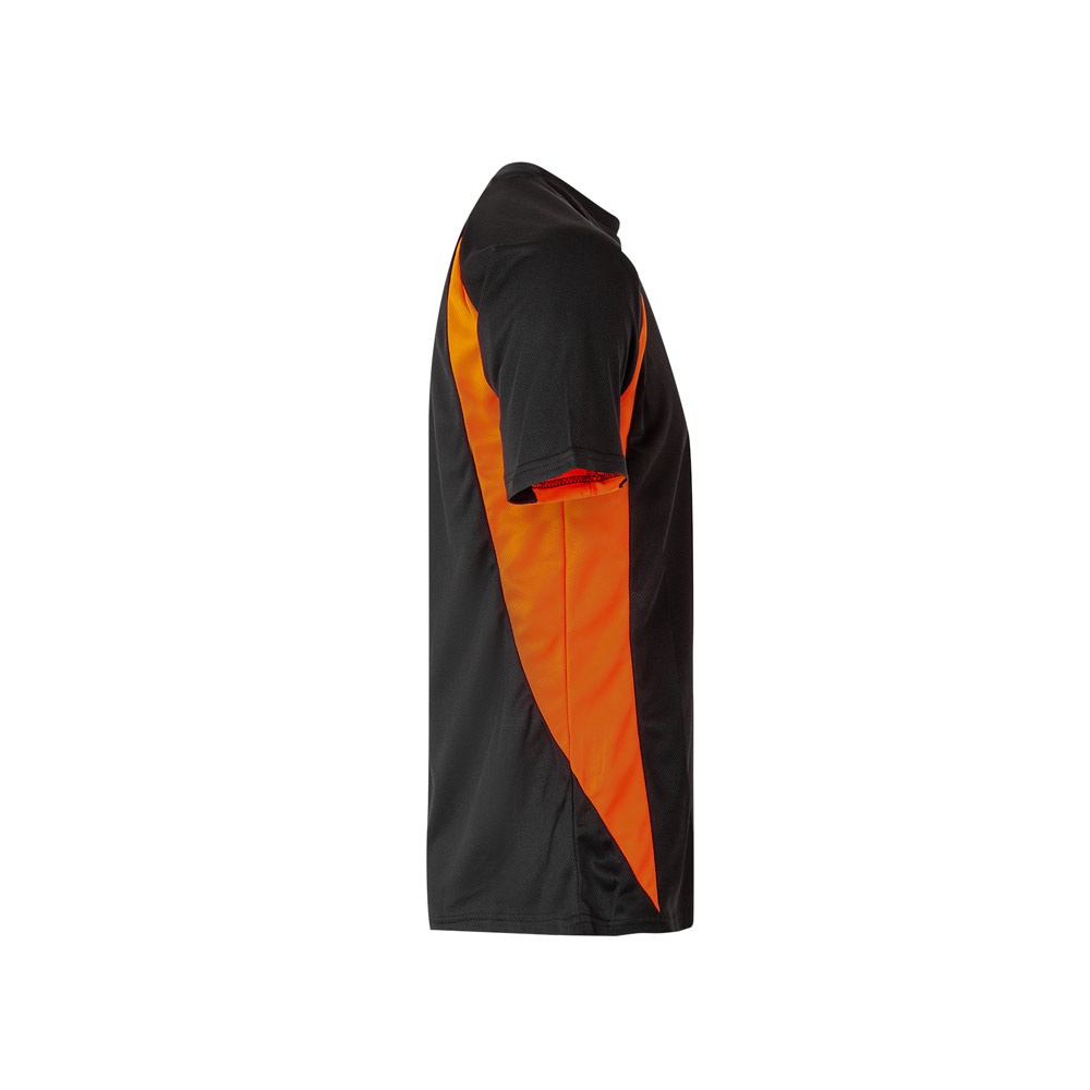 VL SLAYER. Camiseta técnica ojo de pájaro bicolor (160g/m²), en poliéster (100%)