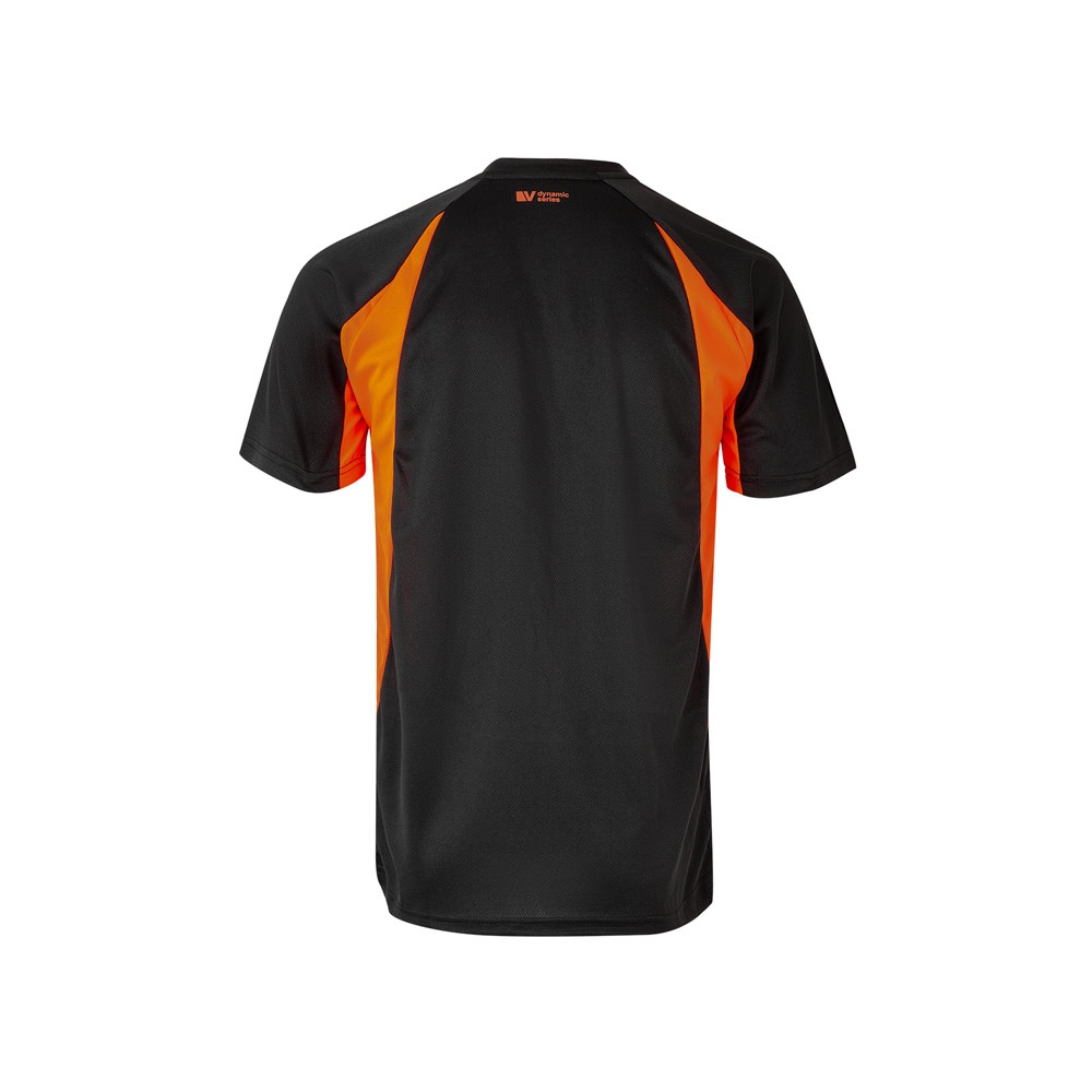 VL SLAYER. Camiseta técnica ojo de pájaro bicolor (160g/m²), en poliéster (100%)