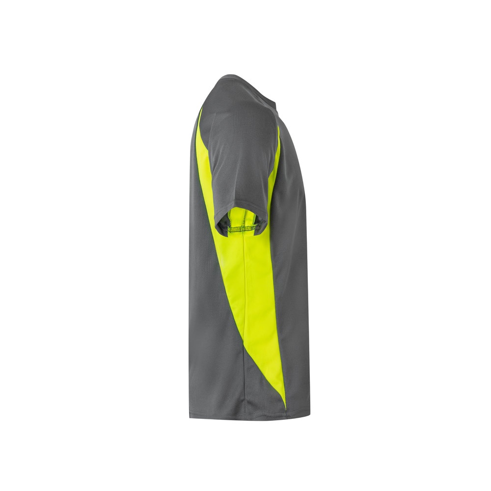 VL SLAYER. Camiseta técnica ojo de pájaro bicolor (160g/m²), en poliéster (100%)