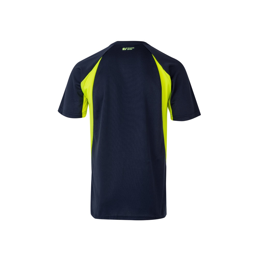 VL SLAYER. Camiseta técnica ojo de pájaro bicolor (160g/m²), en poliéster (100%)