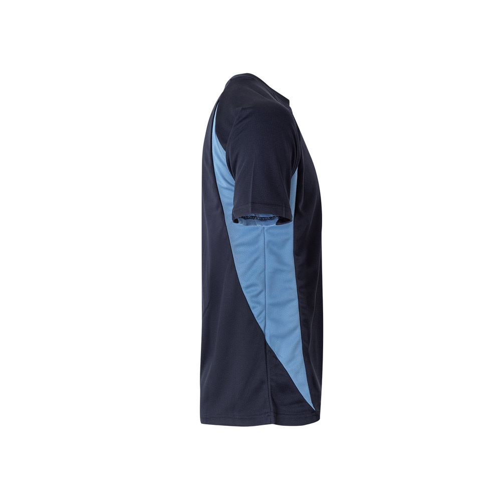 VL SLAYER. Camiseta técnica ojo de pájaro bicolor (160g/m²), en poliéster (100%)