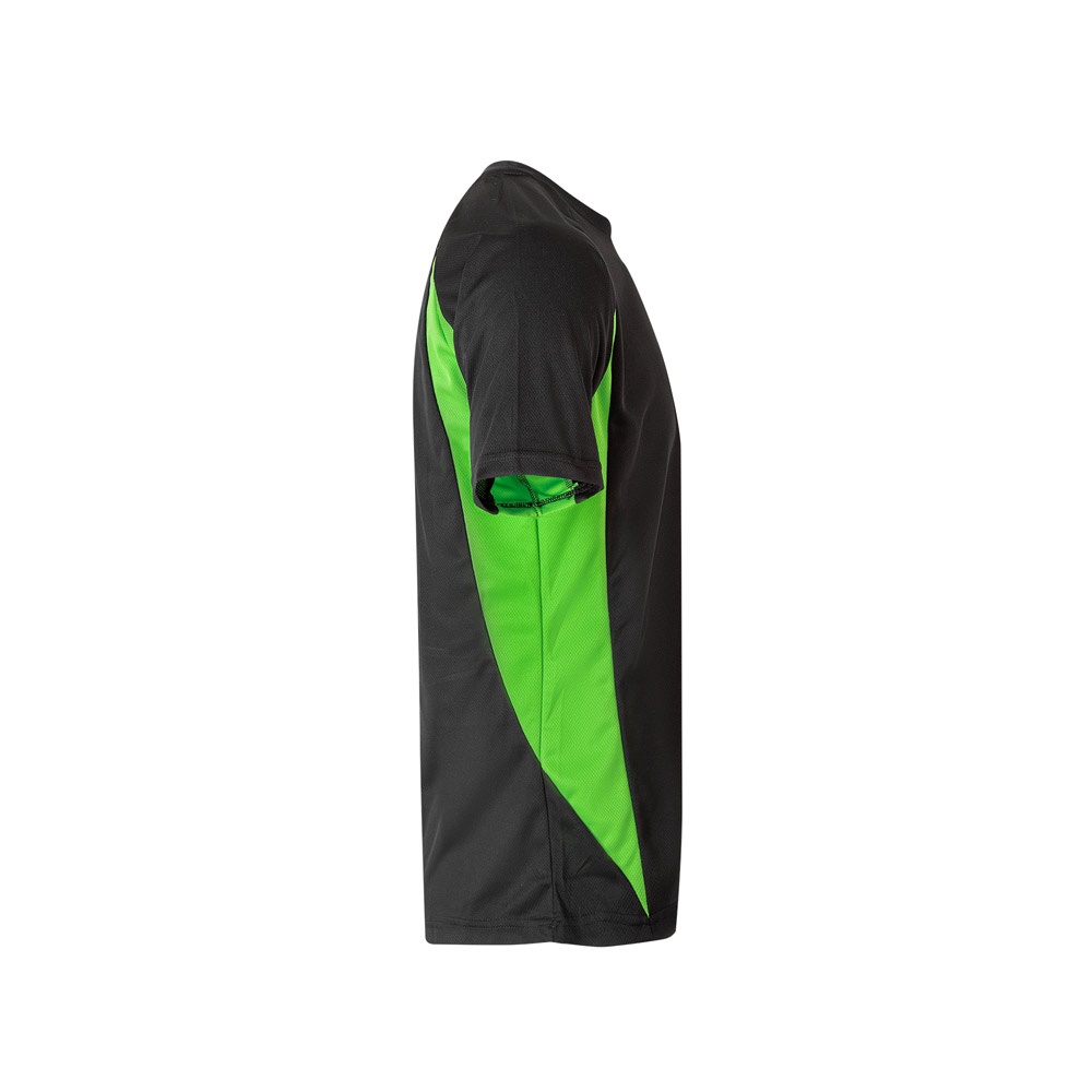 VL SLAYER. Camiseta técnica ojo de pájaro bicolor (160g/m²), en poliéster (100%)
