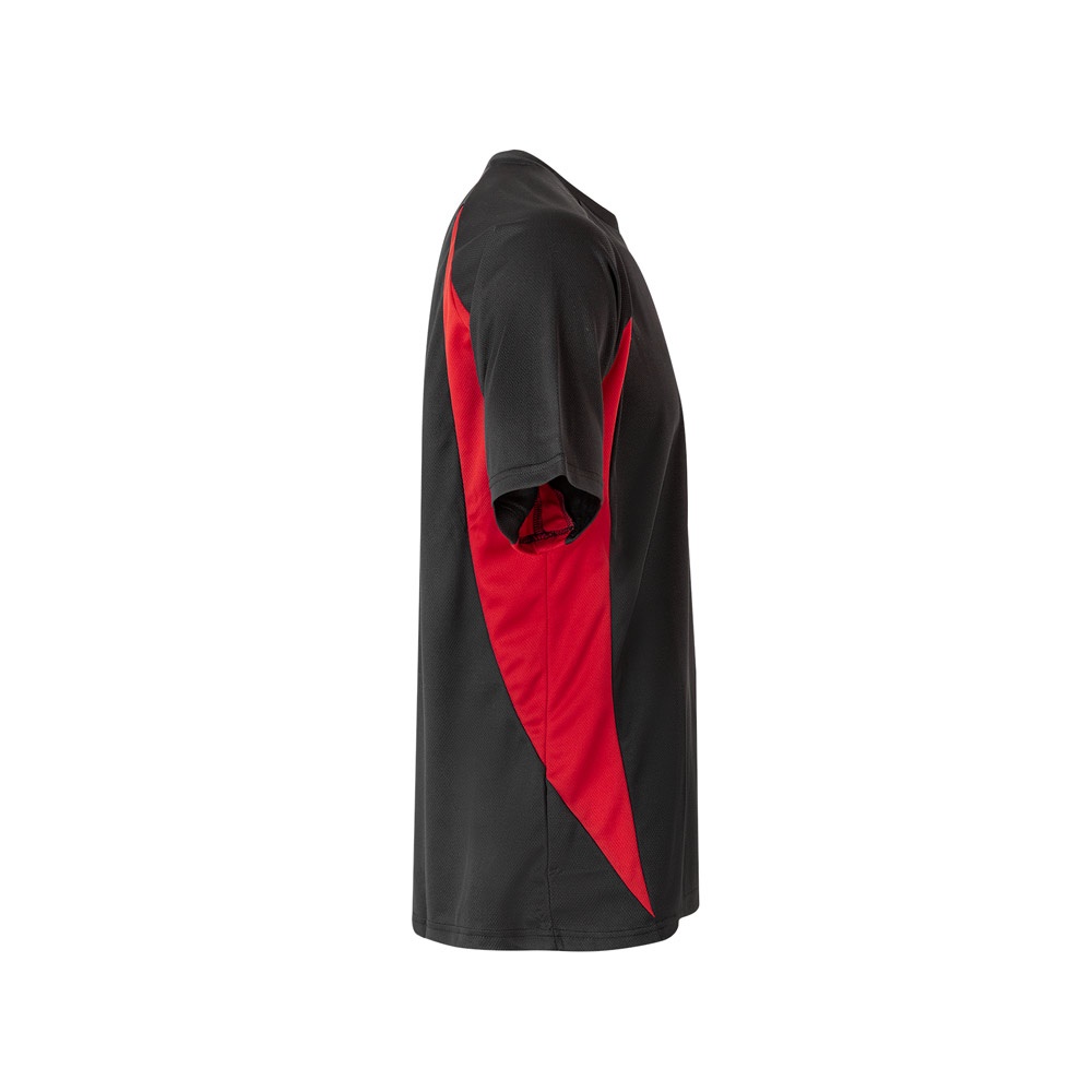 VL SLAYER. Camiseta técnica ojo de pájaro bicolor (160g/m²), en poliéster (100%)