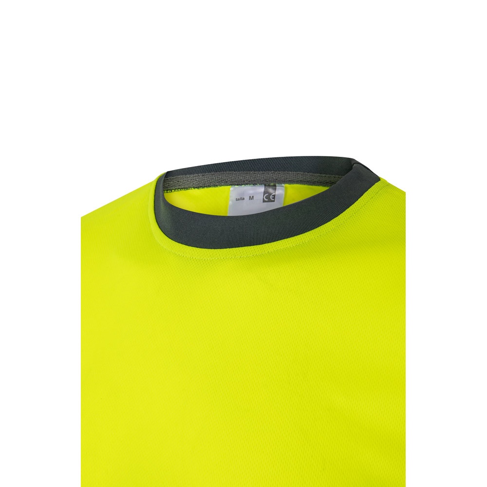 VL BRAHMA. Camiseta técnica bicolor ojo de pájaro (140g/m²), en poliéster (100%)