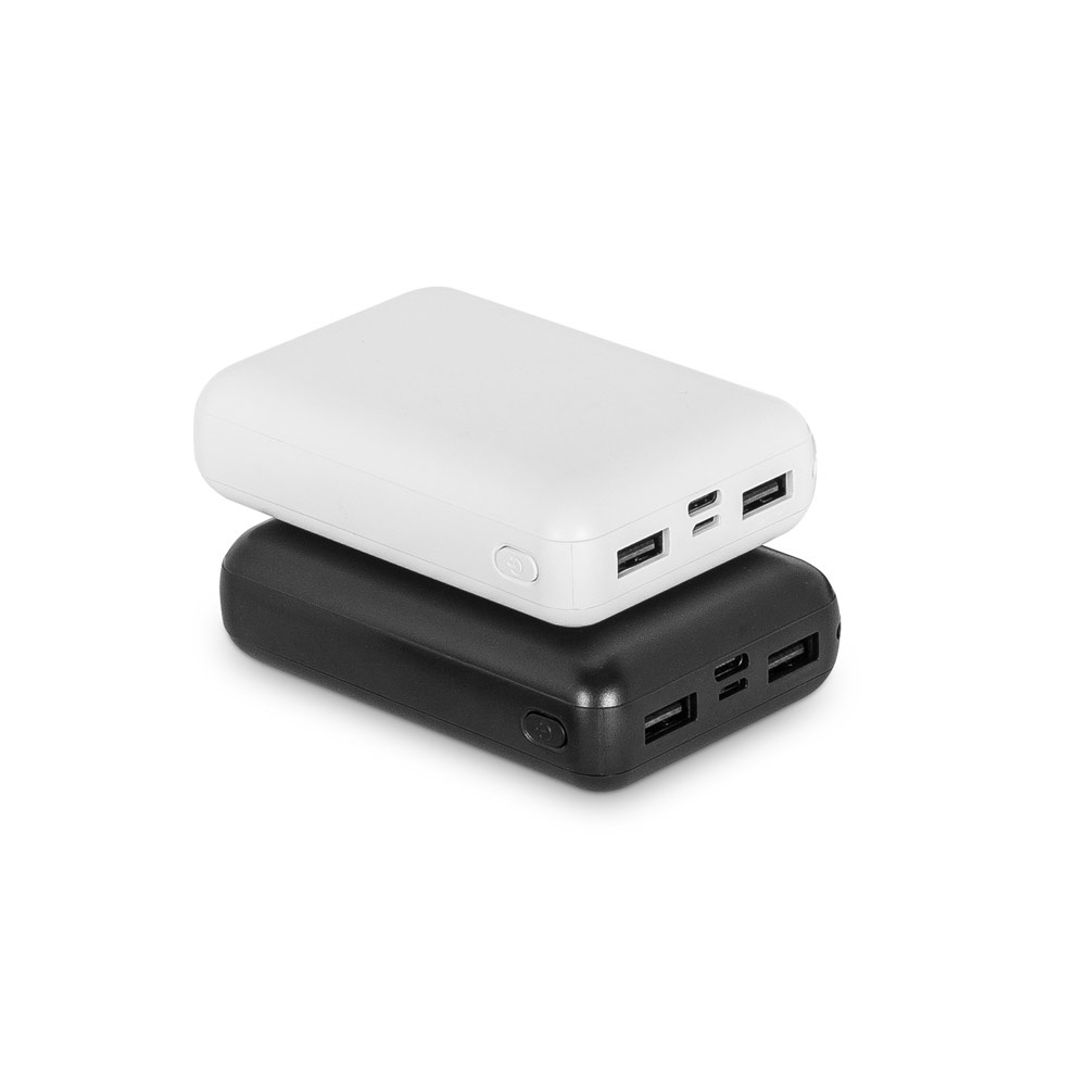 LEAKEY 10. Batería externa de 10'000 mAh en ABS reciclado (100% rABS