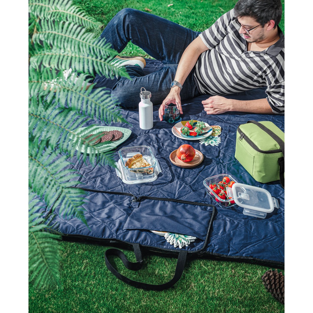 GRADY. Manta de picnic plegable de rPET y PEVA