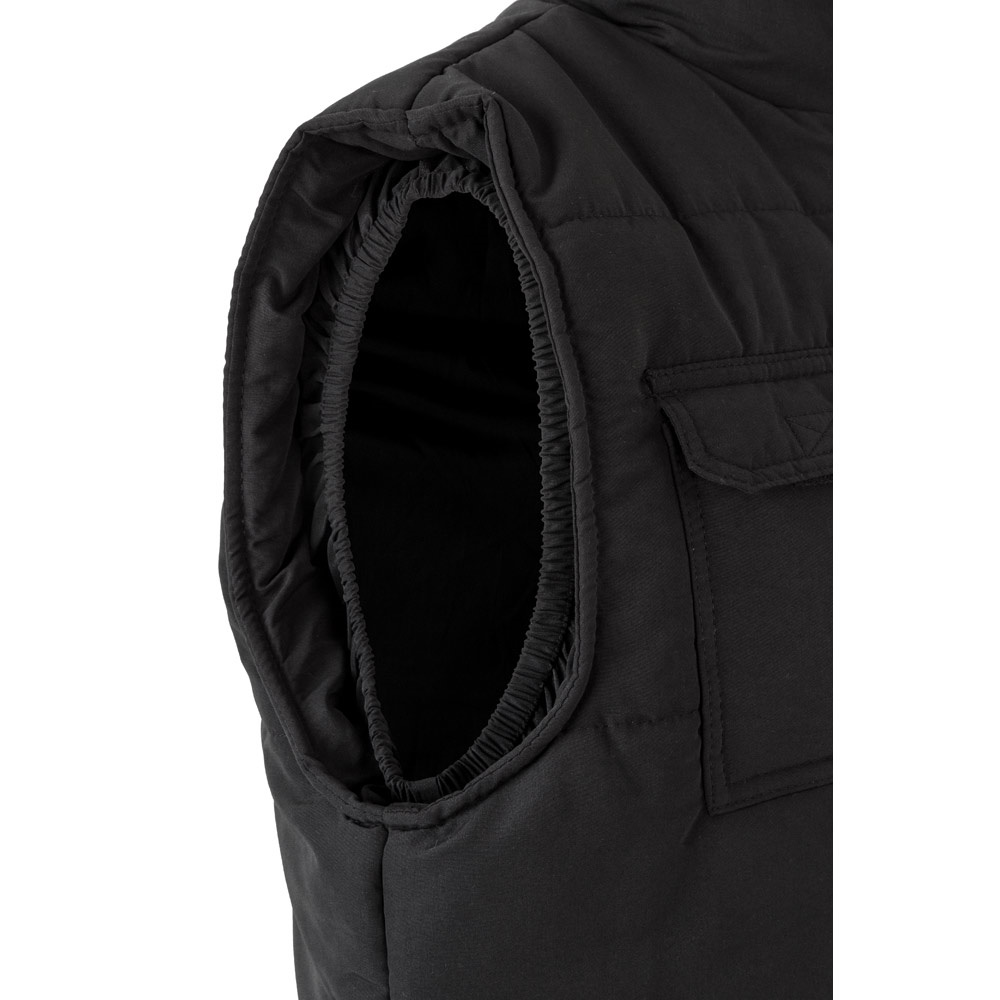 VL MEFITIS. Chaleco acolchado multibolsillos (220g/m²), en poliéster (100%)