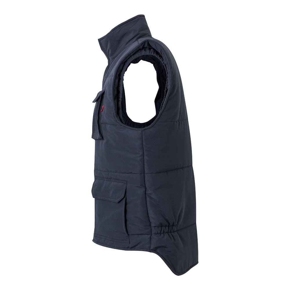 VL MEFITIS. Chaleco acolchado multibolsillos (220g/m²), en poliéster (100%)