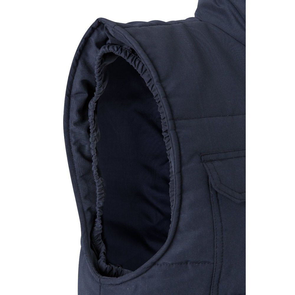 VL MEFITIS. Chaleco acolchado multibolsillos (220g/m²), en poliéster (100%)