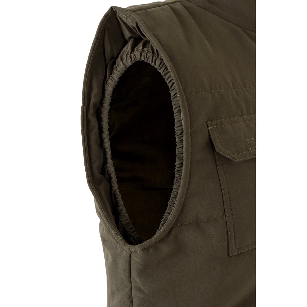 VL MEFITIS. Chaleco acolchado multibolsillos (220g/m²), en poliéster (100%)