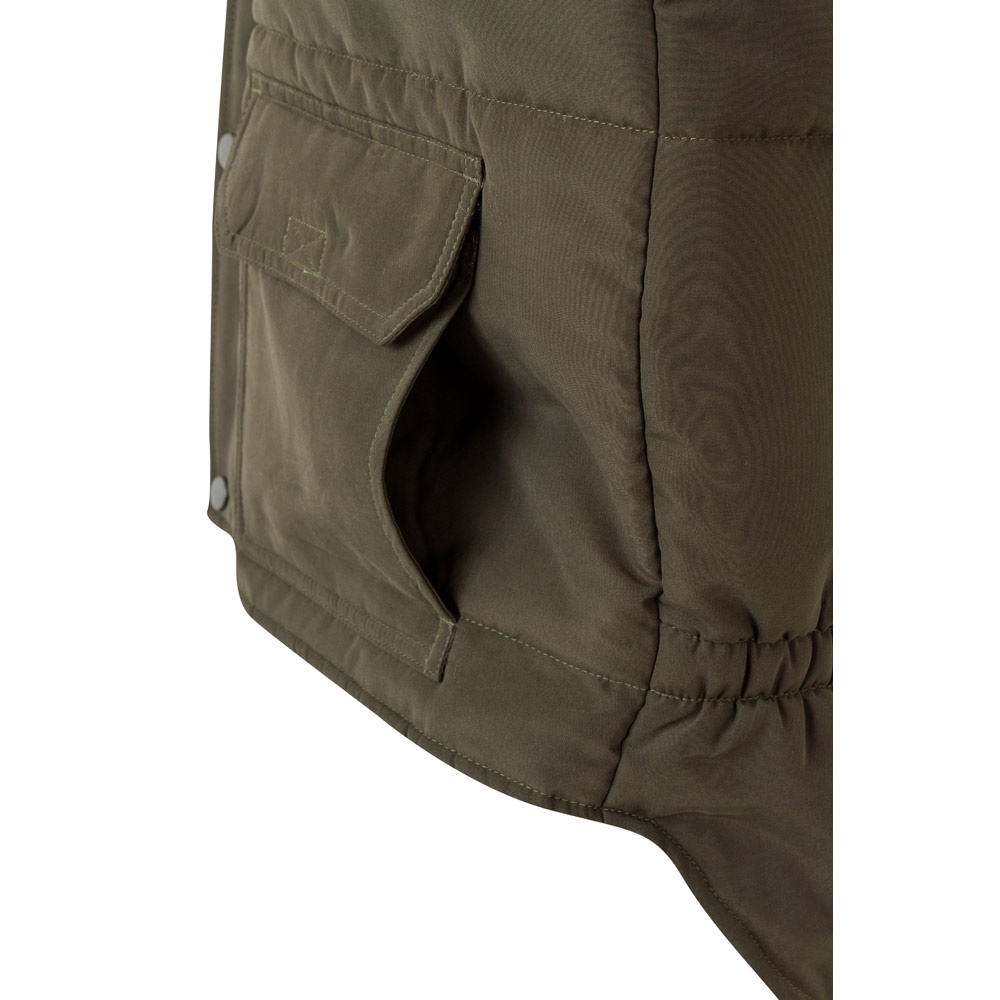 VL MEFITIS. Chaleco acolchado multibolsillos (220g/m²), en poliéster (100%)