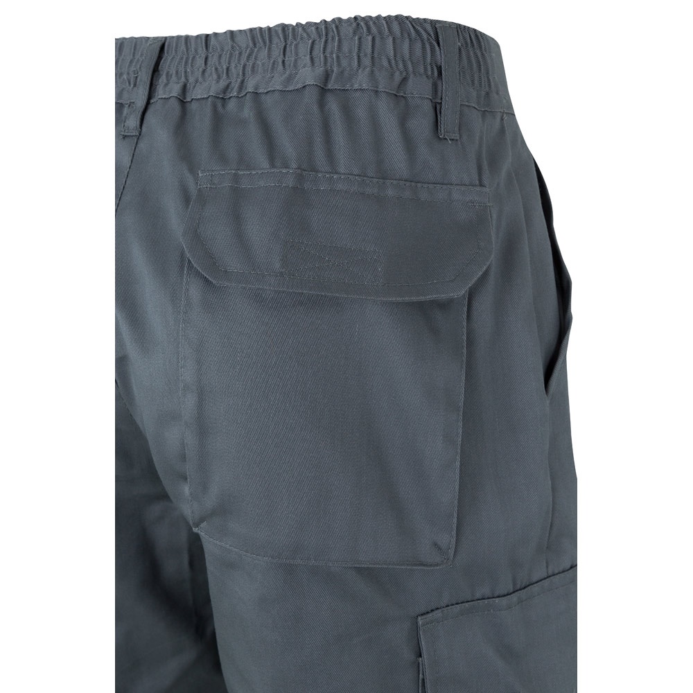 VL ATHENA. Pantalón de sarga bicolor (210 g/m²), forrado, multibolsillos, en algodón (20 %) y poliéster (80 %)