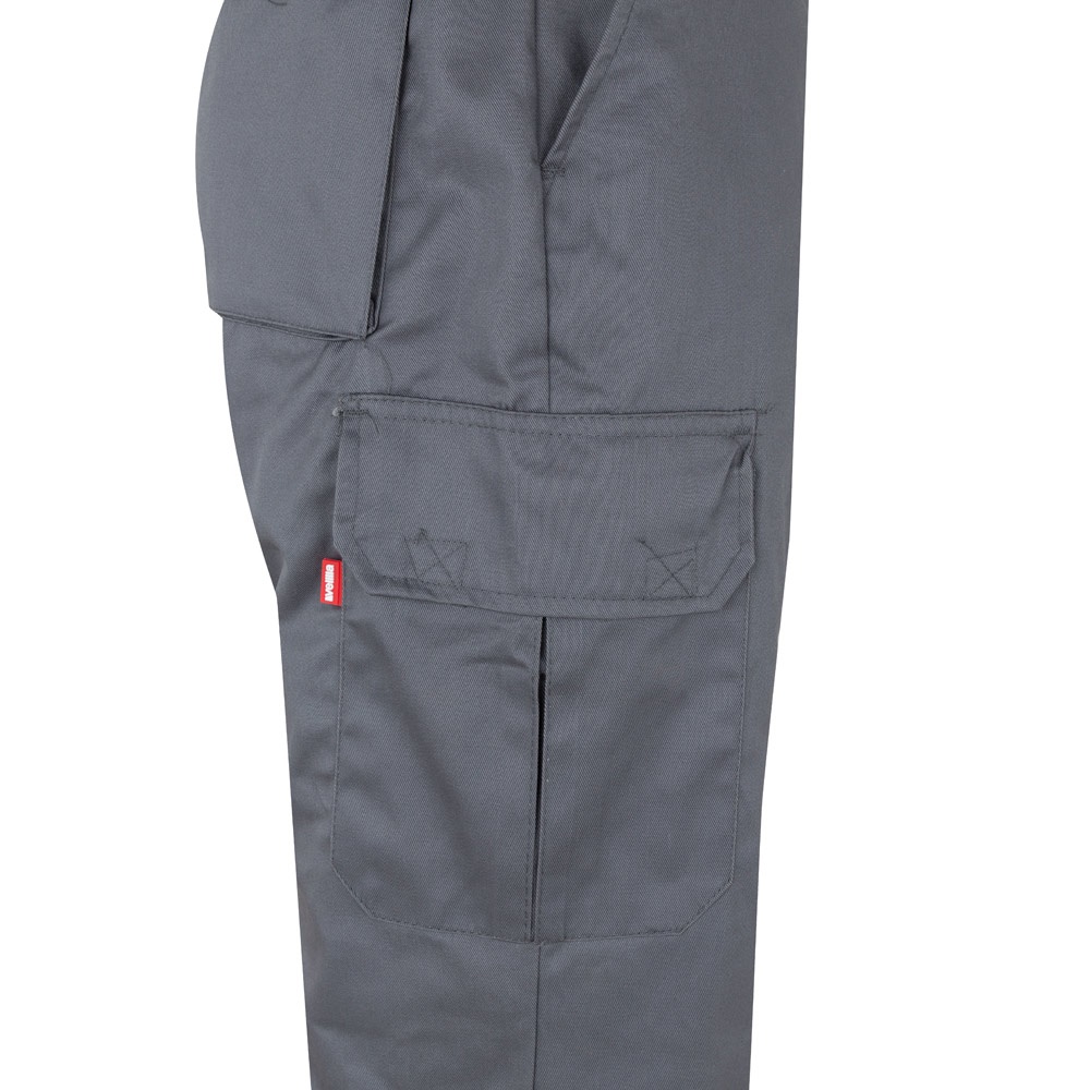 VL ATHENA. Pantalón de sarga bicolor (210 g/m²), forrado, multibolsillos, en algodón (20 %) y poliéster (80 %)