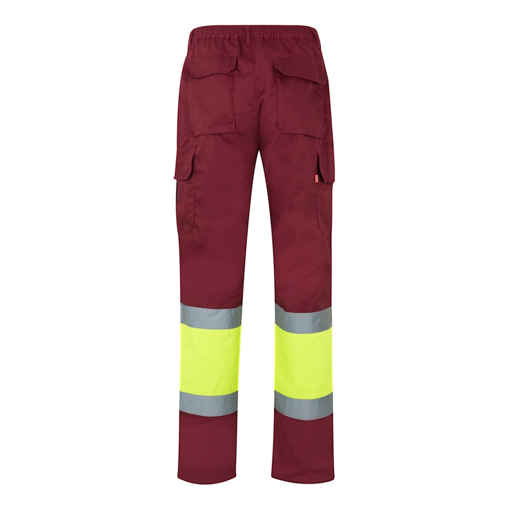 VL ATHENA. Pantalón de sarga bicolor (210 g/m²), forrado, multibolsillos, en algodón (20 %) y poliéster (80 %)