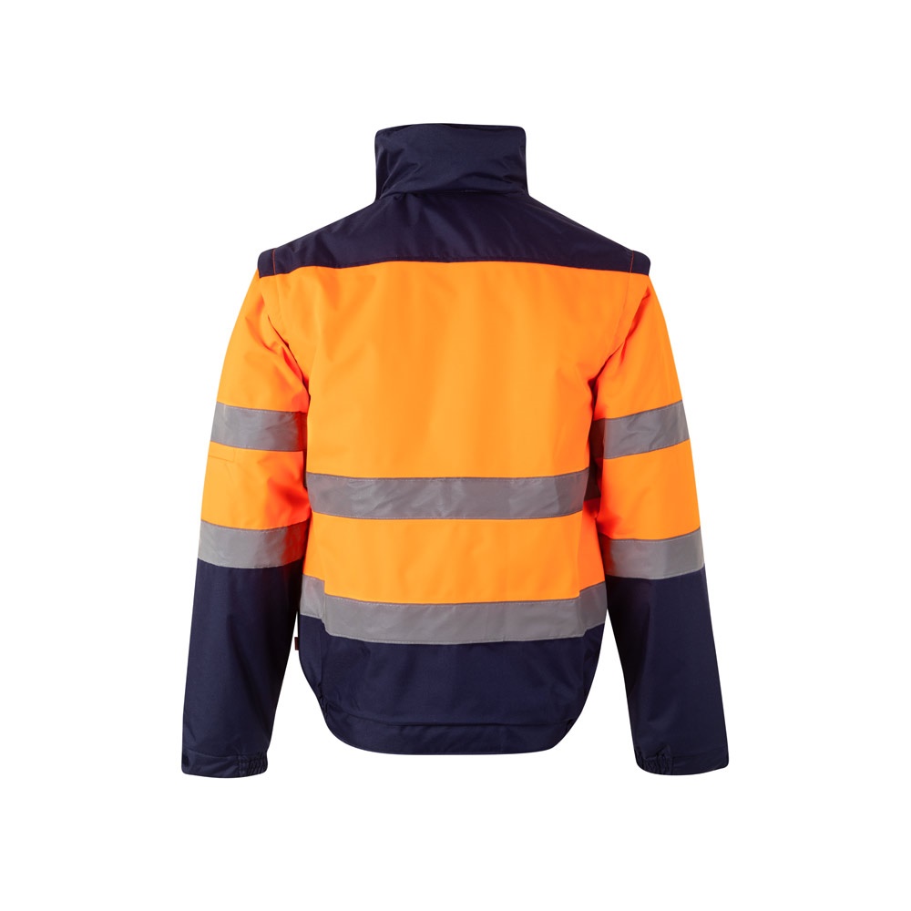 VL JUPITER LARGE. Chaqueta acolchada bicolor (180g/m²) en poliéster (100%), con revestimiento de PU