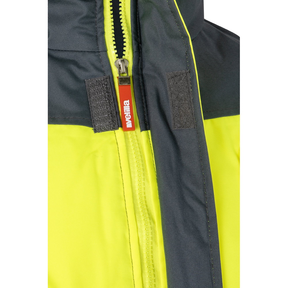 VL JUPITER LARGE. Chaqueta acolchada bicolor (180g/m²) en poliéster (100%), con revestimiento de PU