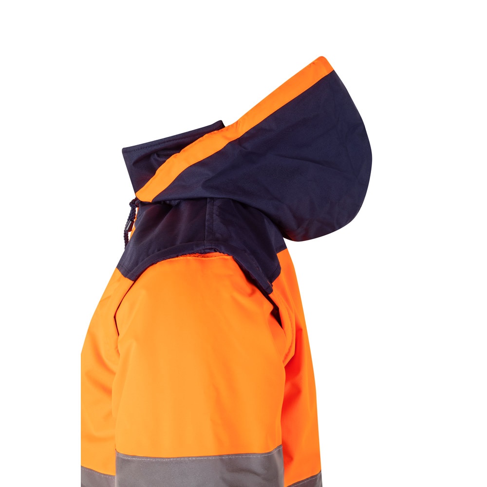 VL JUPITER LARGE. Chaqueta acolchada bicolor (180g/m²) en poliéster (100%), con revestimiento de PU