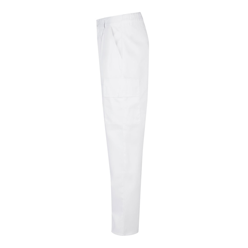 VL AINE. Pantalón multibolsillos de sarga (190g/m²), en algodón (20%) y poliéster (80%)