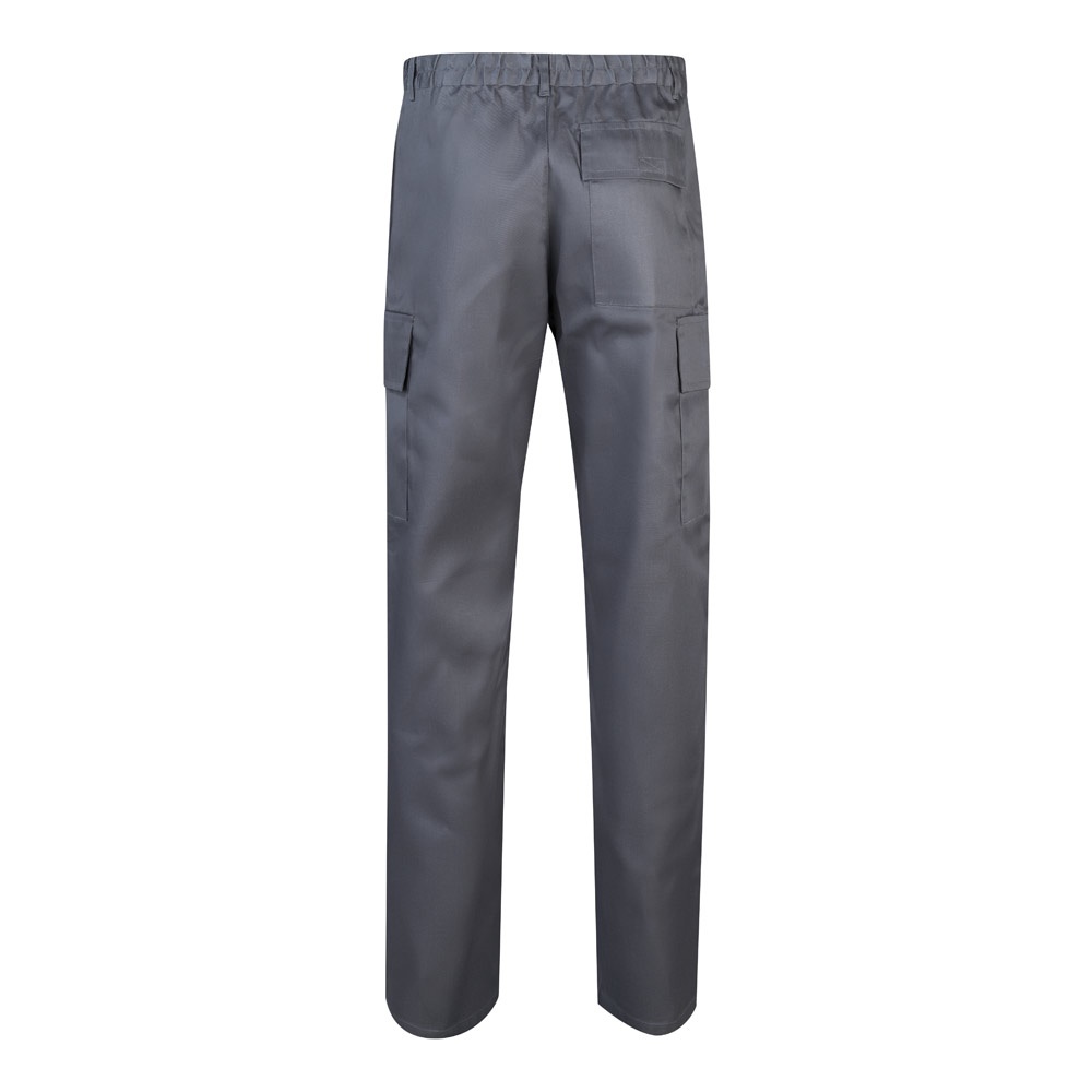 VL AINE. Pantalón multibolsillos de sarga (190g/m²), en algodón (20%) y poliéster (80%)