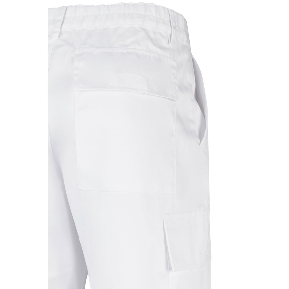 VL AINE. Pantalón multibolsillos de sarga (190g/m²), en algodón (20%) y poliéster (80%)