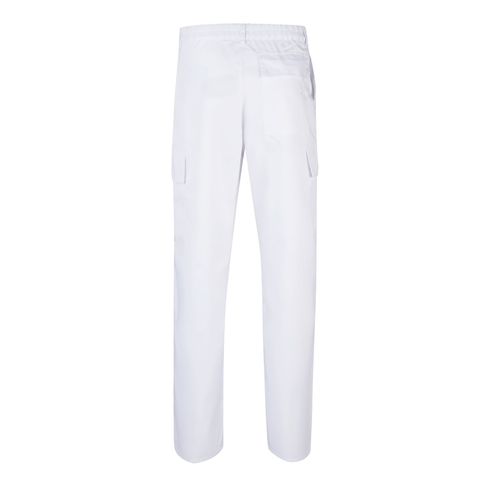VL AINE. Pantalón multibolsillos de sarga (190g/m²), en algodón (20%) y poliéster (80%)
