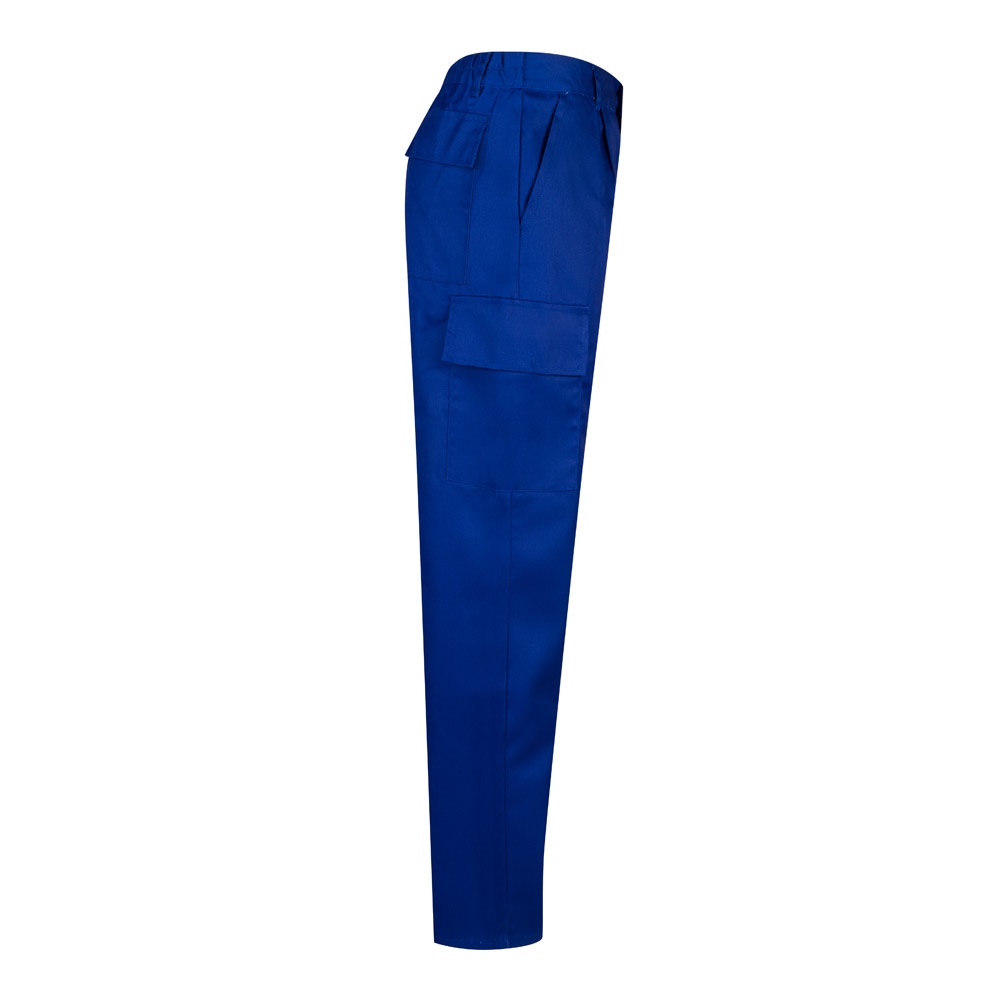 VL AINE. Pantalón multibolsillos de sarga (190g/m²), en algodón (20%) y poliéster (80%)