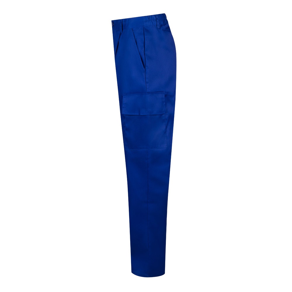 VL AINE. Pantalón multibolsillos de sarga (190g/m²), en algodón (20%) y poliéster (80%)