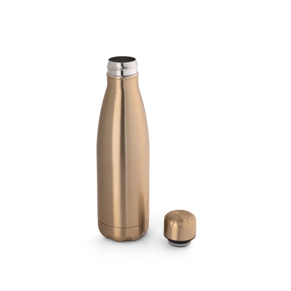 SHOW METALLIC. Botella de acero inoxidable con acabado metalizado mate 510 mL