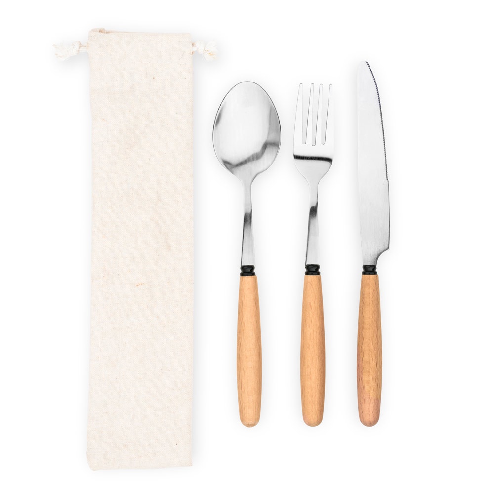 BOULUD. Juego de 3 piezas en madera de acacia