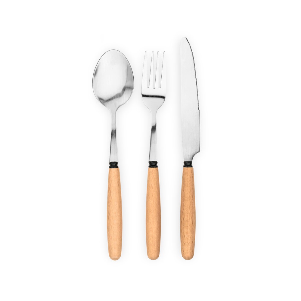 BOULUD. Juego de 3 piezas en madera de acacia