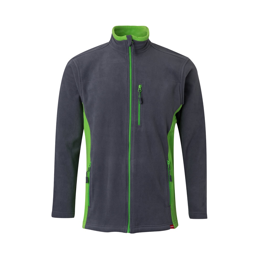 VL GERAS. Chaqueta polar bicolor (220g/m²) en poliéster (100%)