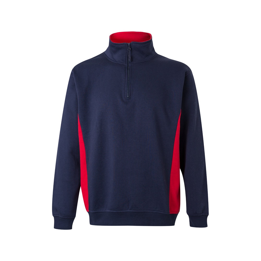 VL SVAROG. Sudadera de rizo bicolor (260g/m²), en poliéster (65%) y algodón (35%)